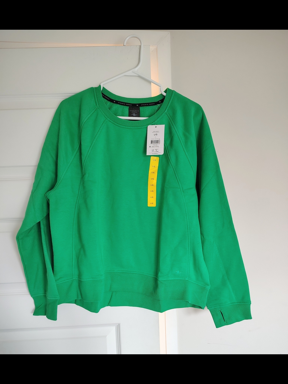 Women's Crewneck Sweatshirt with Thumb holes